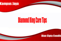 Diamond Ring Care Tips