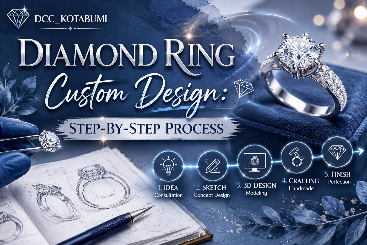 Diamond Ring Custom Design: Step-by-Step Process