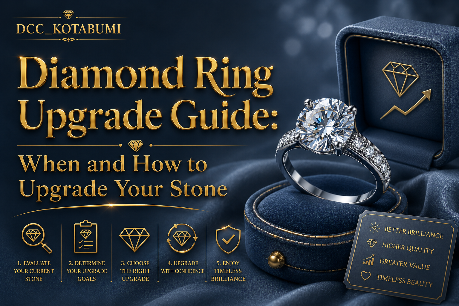 Diamond Ring Upgrade Guide: When and How to Upgrade Your Stone