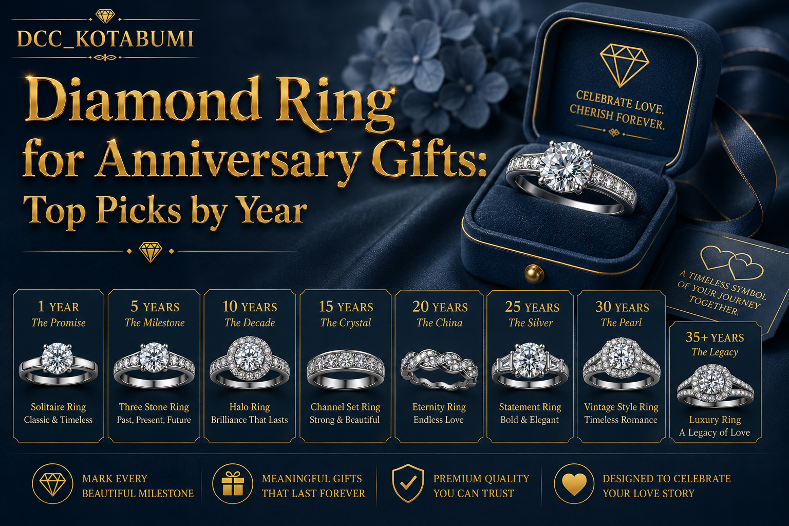 Diamond Ring for Anniversary Gifts: Top Picks by Year